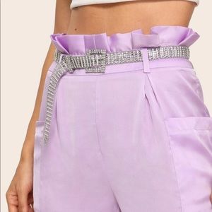 Silver Rhinestone Belt